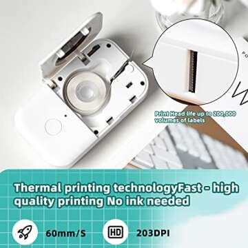 Phomemo D30 Label Maker for Home and Office Organization