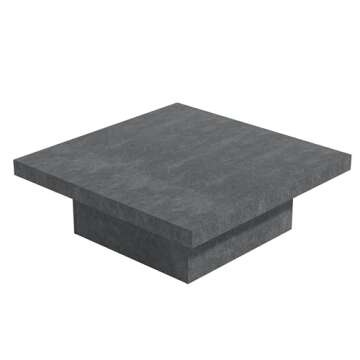 Galano Carmelo Coffee Table - Modern Industrial Center Piece