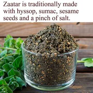 The Spice Way - Real Zaatar with Hyssop spice blend | 4 oz | (No Thyme that is used as an hyssop sub...
