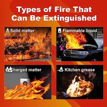 FancyLife Fire Extinguisher - Safe for Home & Car