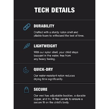 HyperLite Elite Youth Life Jacket US Coast Guard Approved