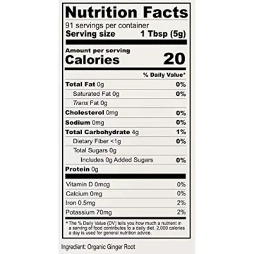 Anthony's Organic Ground Ginger Root Powder for Health and Flavor