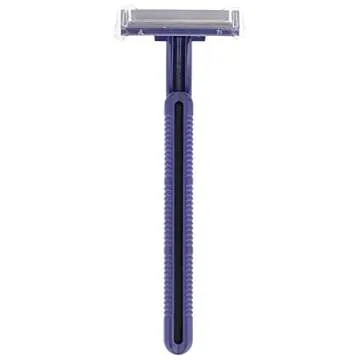 McKesson Disposable Razors [100 Count] Shaving Razor, Twin Blade, Stainless Steel Blade, For Men and Women, Bulk, Blue, 50 Count, Pack of 2