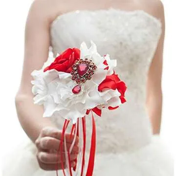 Premium Double Faced Red Satin Ribbon - 50 Yards