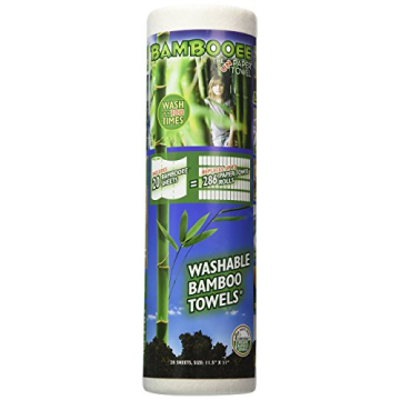 Bambooee Reusable Bamboo Towel - Eco-Friendly and Durable Cleaning Solution (Single Roll)