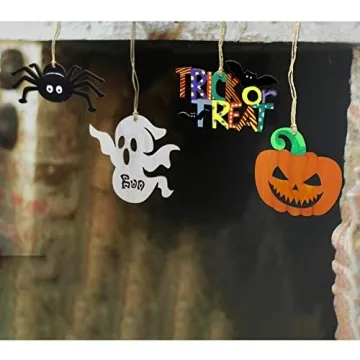 DIY Halloween Wooden Ornaments Craft Kit for Kids