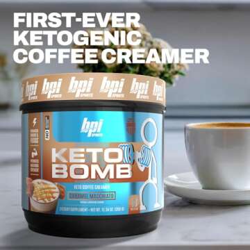 BPI Sports Keto Coffee Creamer - Energize and Hydrate Smoothly
