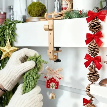 Adjustable Acrridi Stocking Hangers for Easy Holiday Decor