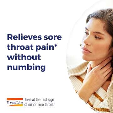 Boiron ThroatCalm Spray for Sore Throat Relief - Plant-Powered with Echinacea – Natural, Mint-Like...