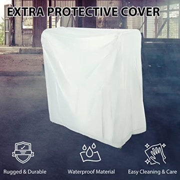 KUAFU Adjustable Steel Rolling Tire Stand with Wheels 8 Tires