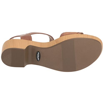 Dr. Scholl's Shoes Womens Felicity Too Block Heel Sandal Honey Brown 11 M