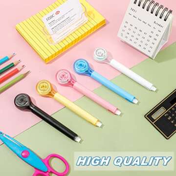 10 Pack Correction Tape Pen Correctional Tape Ink Corrector Tape Correction Tape Eraser for School Office Supplies, 0.2 x 236 Inch