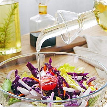 Elegant Glass Olive Oil Dispenser for Kitchen and BBQ