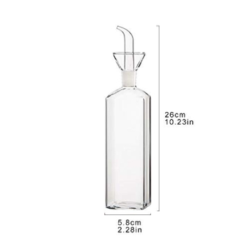 Elegant Glass Olive Oil Dispenser for Kitchen and BBQ