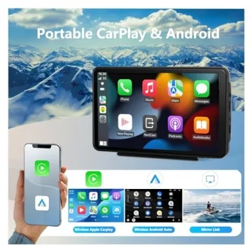 Wireless CarPlay Android Auto 7 Inch Touch Screen Car Stereo