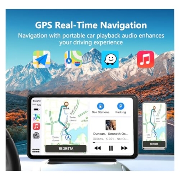 Wireless CarPlay Android Auto 7 Inch Touch Screen Car Stereo