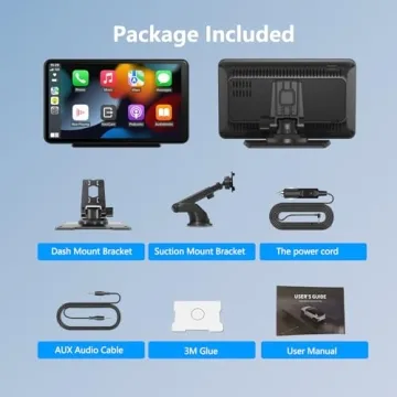 Wireless CarPlay Android Auto 7 Inch Touch Screen Car Stereo