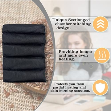 Microwave Heating Pad for Pain Relief - Black Cat