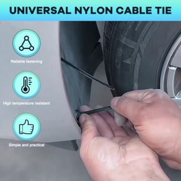 Durable 200Pcs Nylon Universal Cable Tie Buckle for All