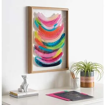 Vibrant Glass Wall Art by EttaVee for Home Decor