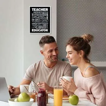 The Perfect Teacher Inspirational Home Decor Quotes, Quote Wall Decor, Religious Wall Decor, Wall Art for Living Room, Decorations for Home, Wall Art Scripture, Home Decorations, Unframed - 8x10