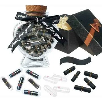 Capsule Letters Message in a Bottle Love Gift Kit