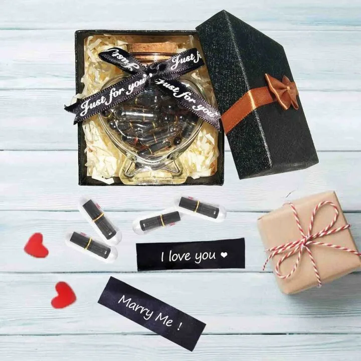 Capsule Letters Message in a Bottle Love Gift Kit