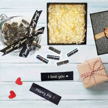 Capsule Letters Message in a Bottle Love Gift Kit