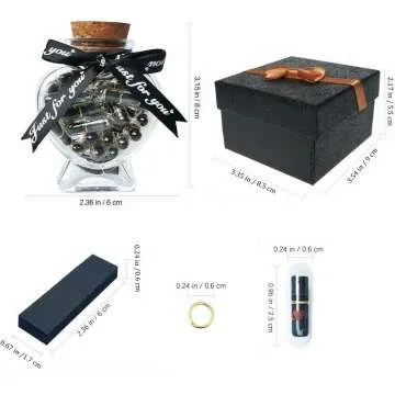 Capsule Letters Message in a Bottle Love Gift Kit