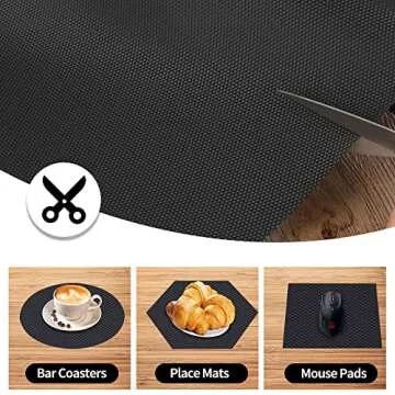Non-Adhesive Waterproof Kitchen Shelf Liners for Drawers