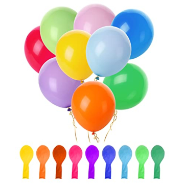 Mr. Pen Rainbow Balloons - 54 Pack, 12 Inch, Vibrant Colors for Every Occasion