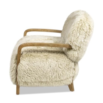 Luxury Sheepskin Loveseat - Jennifer Taylor Home Enchante