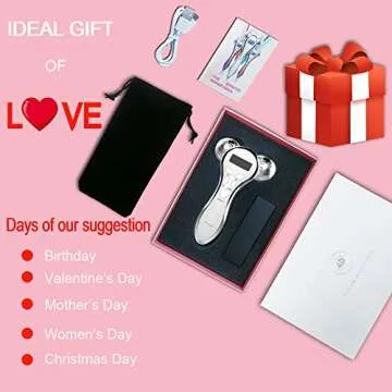 4D Microcurrent Face Massager for Anti-Aging & Relaxation