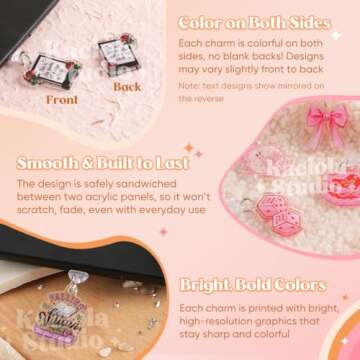 Cute Kaciola Dust Plug Charms for Type C e-Readers