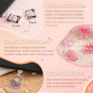 Cute Kaciola Dust Plug Charms for Type C e-Readers