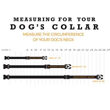 Wolfgang Heavy Duty, Adjustable Dog Collar with Quick Release Nylon Buckle for Walking & Training, FurTrader Print, Medium