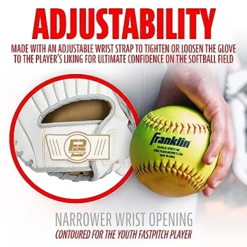 Franklin Fastpitch Softball Glove for All Players - Durable & Stylish