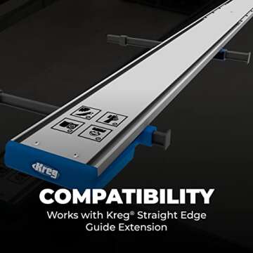 Kreg KMA4500 Straight Edge Guide for Precision Cuts