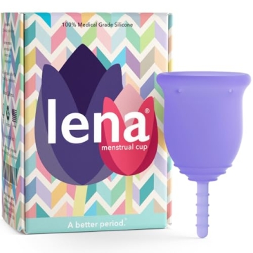 Lena Menstrual Cups - Reusable Period Solution, Small, Purple
