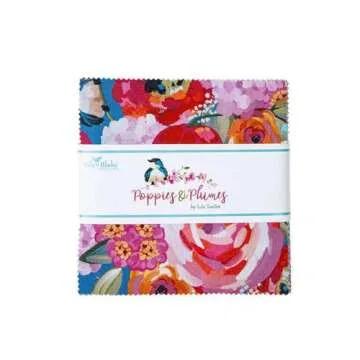 Lila Tueller Poppies & Plumes 5 Inch Charm Pack