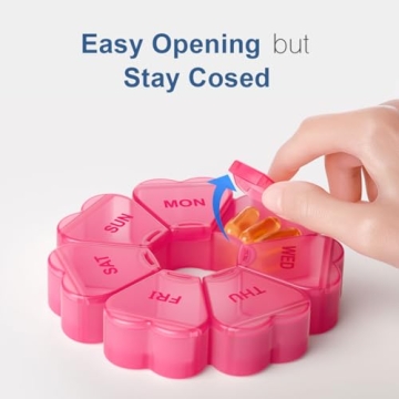 KAPENS 7-Day Large Capacity BPA-Free Pill Organizer