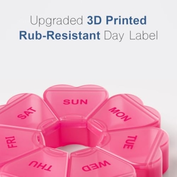 KAPENS 7-Day Large Capacity BPA-Free Pill Organizer