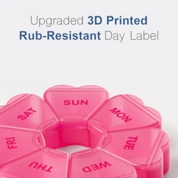 KAPENS 7-Day Large Capacity BPA-Free Pill Organizer