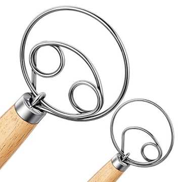 Nlmyt Danish Dough Whisk Set for Home Bakers