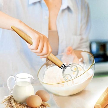 Nlmyt Danish Dough Whisk Set for Home Bakers