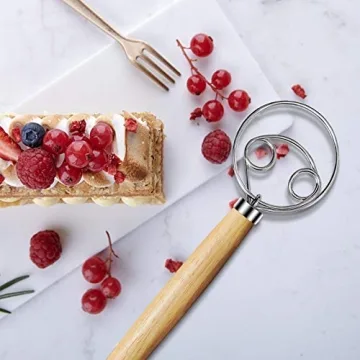 Nlmyt Danish Dough Whisk Set for Home Bakers