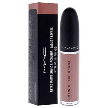 MAC Retro Matte Liquid Lipcolor - 121 Burnt Spice for Women - 0.17 oz Lipstick