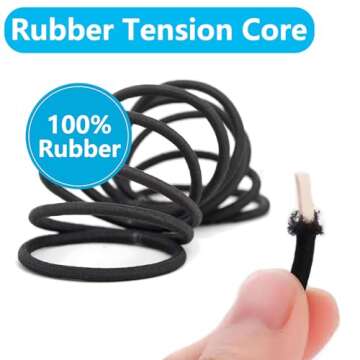 Rotema Hair Ties,Hair Accessories for Women,Scrunchies,Hair Ties No Damage,Hair Accessories(40PCS)