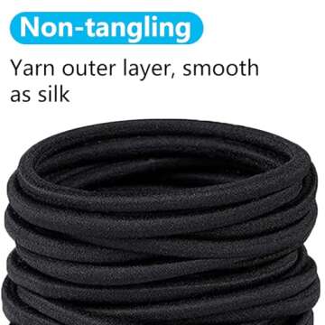 Rotema Hair Ties,Hair Accessories for Women,Scrunchies,Hair Ties No Damage,Hair Accessories(40PCS)