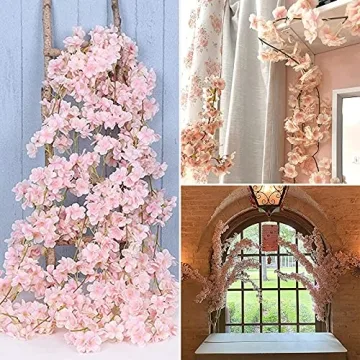 CEWOR Cherry Blossom Vines for Home and Party Decor